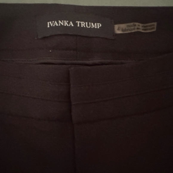Ivanka Trump Black Trousers with Gold Detail - Picture 2 of 5